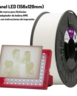 Pack Litofanía Blanco Fantasma + Luz